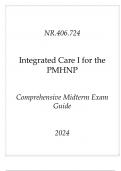 &lpar;JHU&rpar; NR&period;406&period;724 Integrated Care I for the PMHNP Comprehensive Midterm Exam Guide 2024&period;