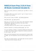 NASCLA Exam Prep &vert; Q & A from All Books Combined &lpar;Graded A&rpar; &vert;Latest 2024&sol;2025
