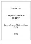 &lpar;JHU&rpar; NR&period;406&period;703 Diagnostic Skils for PMHNP Comprehensive Midterm Exam Guide 2024