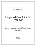 &lpar;JHU&rpar; NR&period;406&period;725 Integrated Care II for the PMHNP Comprehensive Midterm Exam Guide 2024&period;