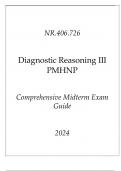 &lpar;JHU&rpar; NR&period;406&period;726 Diagnostic Reasoning III PMHNP Comprehensive Midterm Exam Guide 2024&period;