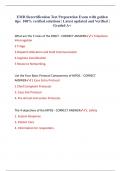 EMD Recertification Test Preparation Exam with golden  tips 100&percnt; verified solutions &vert; Latest updated and Verified &vert;  Graded A&plus;