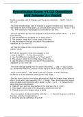 Precalculus Exam &num;1&sol;12 Questions and Answer A&plus; Rated