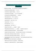 Precalculus Test 1&sol;63 Questions and Solutions