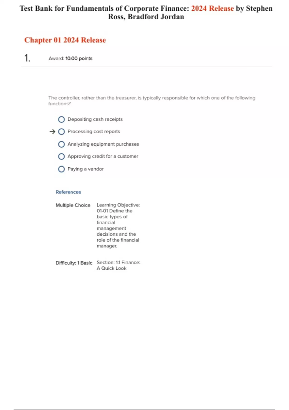 test-bank-for-fundamentals-of-corporate-finance-13th-edition-2024