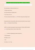 NURS 302 Final Exam Questions With Complete Solutions