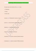 Uvic Biology 186 Exam Questions With Solutions