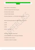 Uvic Biol 186 Final &lpar;Campbell Biology&rpar; Exam Questions With  Solutions