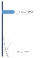 Verslag 4.6 Case-Report: Klinisch Redeneren Ambulancezorg II