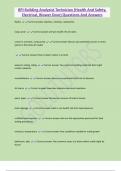 COMPLETE PACKAGE&semi;&semi;&semi;BPI BUILDING ANALYST EXAMS WITH COMPLETESOLUTIONS&lpar;LATEST UPDATE&rpar;