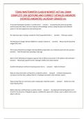 TEXAS WASTEWATER CLASS B NEWEST ACTUAL EXAM COMPLETE 200 QESTIONS AND CORRECT DETAILED ANSWERS &lpar;VERIFIED ANSWERS&rpar; &vert;ALREADY GRADED A&plus;