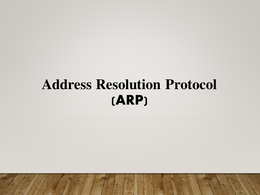 TCP/IP Industry standart_16-ARP
