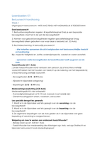 Leerdoelen gemeenterecht en bestuursrecht handhaving K1