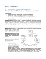 Fundamentals of Business Process Management Summary