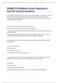 SOWK 510 Midterm Exam Questions And All Correct Answers&period;