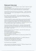 Petsmart Interview  Questions and Answers 100&percnt; Correct