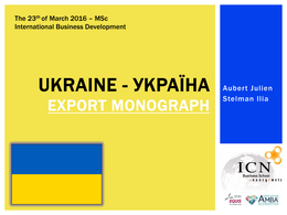 Presentation powerpoint Ukraine Analysis