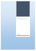 Psychodiagnostiek-II, Toegepaste Psychologie 