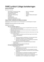 Aantekeningen Juridisch