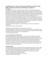 Summaries for Digital Marketing(EBB105A05) - 14 required articles - University of Groningen