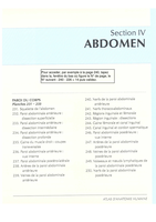 Anatomie de l'abdomen 