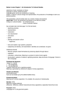 Barker & Jane&colon; Cultural Studies Part One