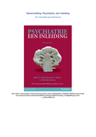 samenvatting boek: psychiatrie, een inleiding h1,2,3,4,9,16