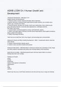 ASWB LCSW Ch&period;1 Human Growth and Development Questions and Answers &lpar;2024&sol;2025&rpar; &lpar;Verified Answers&rpar; with Complete Solution 