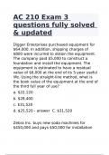 AC 210 Exam 3 questions fully solved & updated&period;