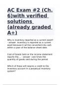 AC Exam &num;2 &lpar;Ch&period; 6&rpar;with verified solutions &lpar;already graded A&plus;&rpar;