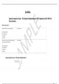 Special Inspector Exam - GR &lpar;General Requirements&rpar; With Questions And 100&percnt; All Sure Answers
