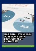 M08 FINAL EXAM 2024 QUESTIONS WITH 100&percnt; CORRECT ANSWERS&excl;&excl;