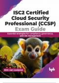 ISC2 Certified Cloud Security Professional &lpar;CCSP&rpar; Exam Guide&colon; Essential strategies for compliance&comma; governance&comma; and risk management &lpar;English Edition&rpar; 1st Edition 2024 with complete solution