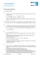 antwoorden natuurkunde (newton) Hoofdstuk 15 VWO6