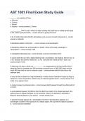 AST 1001 Final Exam Study Guide questions and answers