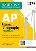 AP Human Geography Premium&comma; 2025&colon; Prep Book with 6 Practice Tests &plus; Comprehensive Review &plus; Online Practice &lpar;Barron's AP Prep&rpar; with complete solutin