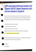 HESI case study Advanced Cardiac Life  Support &lpar;ACLS&rpar;&colon; Sepsis Questions with  Correct Answers &vert; Grade A