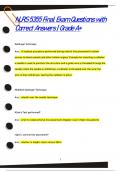 NURS 5355   Exam  Pack Questions with Correct Answers &vert; Grade A