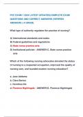 PCC EXAM 1 2024 LATEST UPDATES&vert;COMPLETE EXAM  QUESTIONS AND CORRECT ANSWERS &lpar;VERIFIED  ANSWERS &rpar; A GRADE&period;