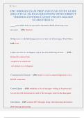 EPIC BRIDGES EXAM PREP AND EXAM STUDY GUIDE 2024&sol;ACTUAL 226 EXAM QUESTIONS WITH CORRECT VERIFIED ANSWERS&sol; LATEST UPDATE 2024-2025 GUARANTEED A&plus;