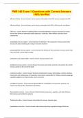 PNR 140 Exam 1 Questions with Correct Answers 100&percnt; Verified