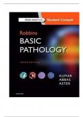 Robbins Basic Pathology 10th Edition Kymar Abbas Test Bank ISBN NO&colon; 0323790186 All Chapters