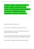 COMBAT MEDIC 68W FIELDCRAFT 2 EXAM C168W144 EXAM ACTUAL EXAM 130 QUESTIONS AND CORRECT DETAILED ANSWERS&lpar;VERIFIED ANSWERS&rpar; ALREADY GRADED A&plus;