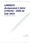 LPENGTS Assignment 3 2024 &lpar;778478&rpar; - DUE 30 July 2024