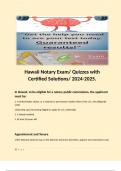Hawaii Notary Exam  Study Guide Compilation Pack&period; 
