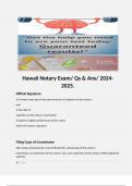 Hawaii Notary Exam Study Guide Compilation Bundle&period; 