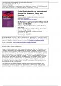 Global Public Health&colon; An International Journal for Research&comma; Policy and Practice