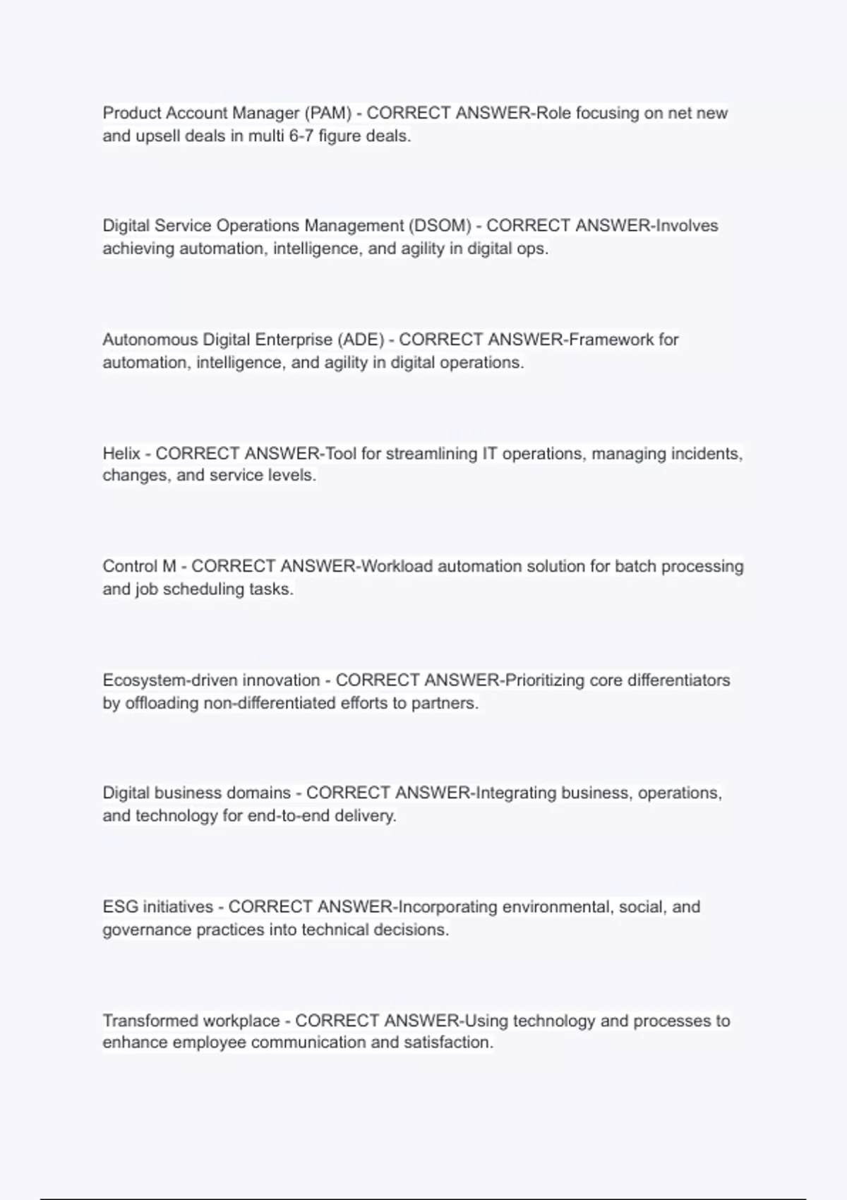 BMC Account Manager Overview Questions With Answers 2024 / 2025 Latest ...