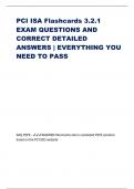 PCI ISA Flashcards 3&period;2&period;1 EXAM QUESTIONS AND CORRECT DETAILED ANSWERS &vert; EVERYTHING YOU NEED TO PASS
