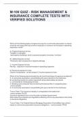 M-1OO QUIZ BUNDLE EXAM
